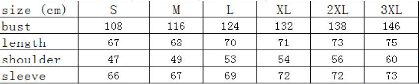 Size chart image 2