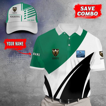 Northampton Saints Polo Shirt and Cap Combo WINAHB10451