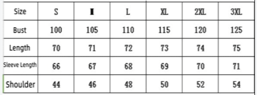 Size chart image 2