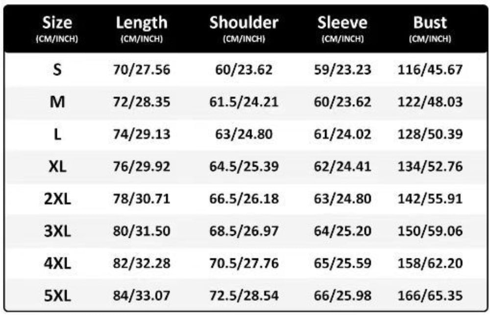 Size chart image 2