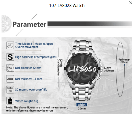 Size chart image 2