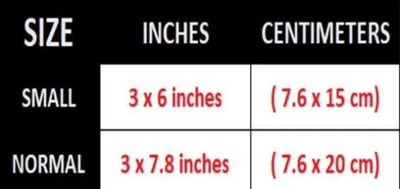 Size chart image 2