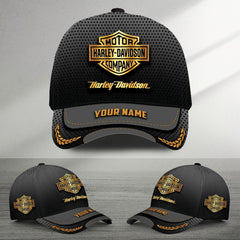 Motorcycles Cap Golden