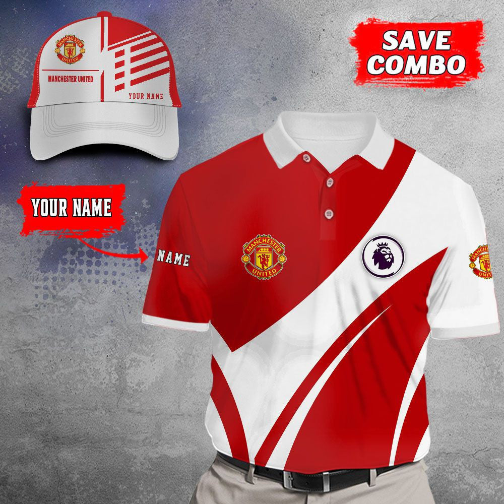 Manchester United Polo Shirt and Cap Combo REUPAHB10485