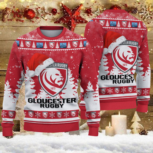 Gloucester Rugby Ugly Christmas Sweater DDQUS012406